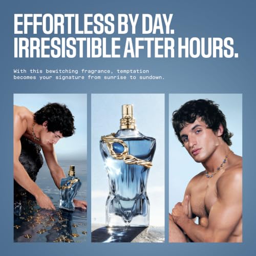 Jean Paul Gaultier Le Beau Narcisse Eau de Parfum for Men - Long Lasting Amber Musk Men's Cologne with Bergamot, Musk & Tonka Bean - Designer Fragrance Spray, 2.5 oz