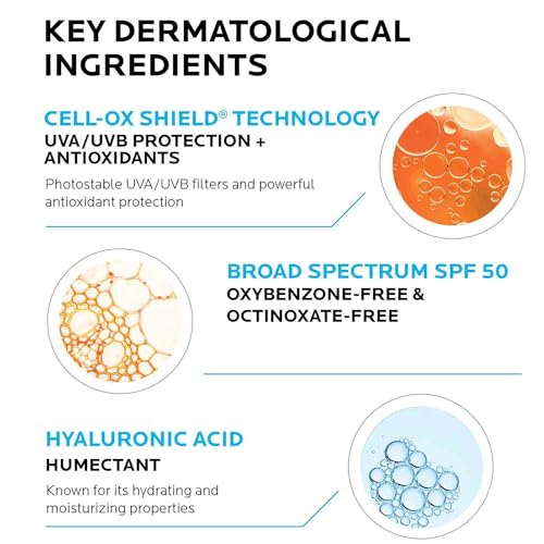 La Roche-Posay Anthelios UV Hydra Sunscreen, Hyaluronic Acid SPF 50 1.7oz