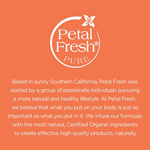 Petal Fresh Pure Clarifying Mandarin & Mango Body Butter, Organic Coconut Oil, Argan Oil, Shea Butter, Purifying and Toning, For All Skin Tupes, Natural Ingredients, Vegan and Cruelty Free, 8 oz
