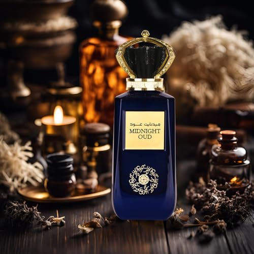Ard Al Zaafaran Midnight Oud Eau De Parfum Spray for Unisex, 3.4 Ounce