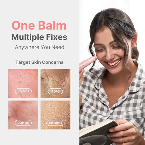 KAHI Wrinkle Bounce Multi Balm - DUO EDITION | All-in-One Hydrating Balm Eye Cream Make Up Base & Moisture Stick | Daily Moisturizer Stick with Salmon-derived sodium DNA (0.32 oz - Pack of 2)