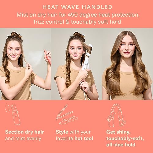 DAE Agave Dry Heat Protection Spray - Protects, Controls Frizz, Light Hold