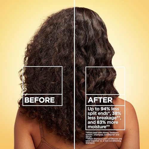 Garnier Whole Blends Honey Treasures Repairing Conditioner, Hair Repair Formula for Dry, Damaged Hair with Acacia, Manuka, and Lavender Honeys, 26.6 Fl Oz (Packaging May Vary)