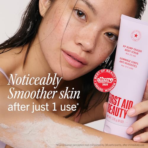 First Aid Beauty KP Bump Eraser Scrub, 10% AHA, 2 oz, Fresh Strawberry