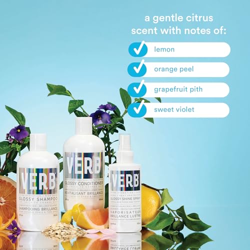 VERB Glossy Shine Spray, 6.5 fl oz | Glass Finish Heat Protectant