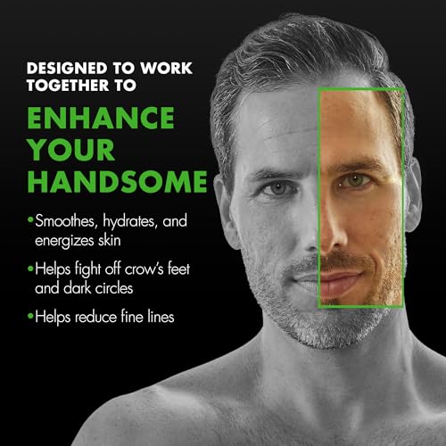 Tiege Hanley Anti-Aging Men's Skin Care Set, 30-Day, 6 Piece Kit