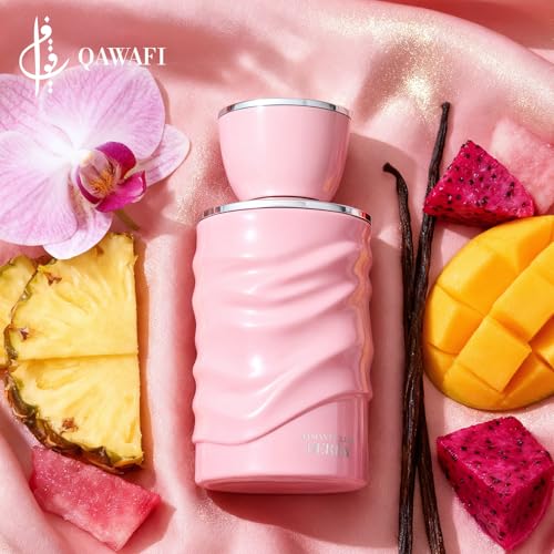 QAWAFI - Elysian Fields - Berry, Vanilla, Gourmand, Fruity, Floral Eau de Parfum Long-Lasting Fragrance for Women, 3.40 Ounce / 100 ml