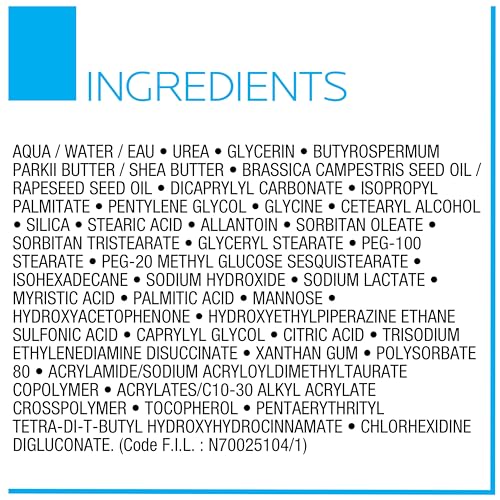 La Roche-Posay Lipikar Urea 10% Body Lotion for Dry Skin, 13.52oz