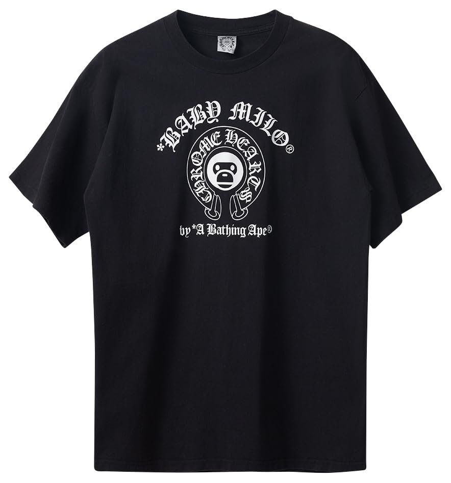 Bape, Pre-Loved Men's Chrome Hearts Baby Milo T-Shirt Black, X-Large, Black