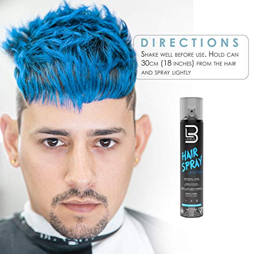 L3 Level 3 Hair Spray for Men, Strong Long-Lasting Hold, 12.95 fl oz