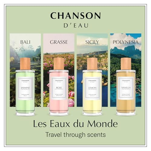 Chanson Lemon Eau de Toilette 3.4 fl oz (Pack of 1), Notes of Lemon, Orange Blossom, and Cedar, Women's Fragrance, Long Lasting, Everyday Fragrance, Travel Size
