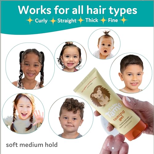 T is for Tame Kids Hair Taming Gel for Soft, Natural Style & Hold