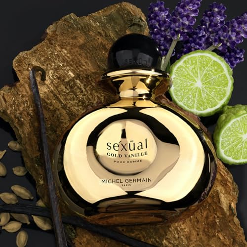 Michel Germain Sexual Gold Vanille Pour Homme Eau de Parfum Spray, 4.2 Fl Oz