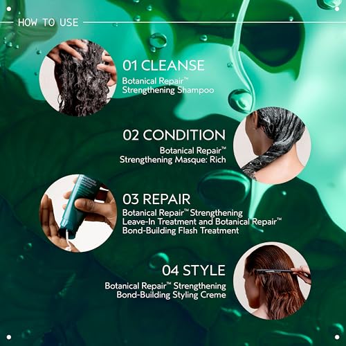 Aveda Botanical Repair Intensive Strengthening Masque Rich | Bond-Building Mask for Stronger Hair | Deep Conditioner | Detangles, Softens Medium to Thick Hair | 94% Naturally Derived*, 0.85 Fl Oz