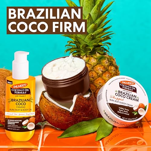 Palmer's Brazilian Cocoa Firming Body Oil, Coconut Oil Formula (6.5 Fl Oz)
