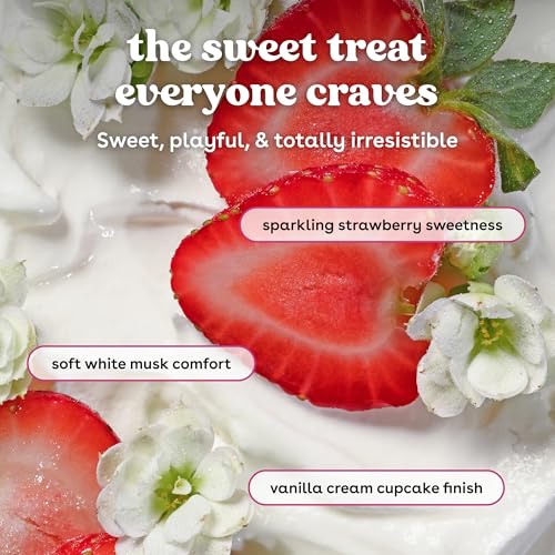 eos Shea Better Body Lotion Strawberry Dream, 24-Hour Moisture Skin Care, Lightweight & Non-Greasy, Natural Shea, Vegan, Strawberry Body Lotion, 16 fl oz