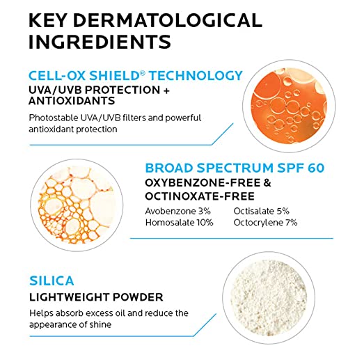 La Roche-Posay Anthelios Ultra Light Fluid Sunscreen for Face SPF 60, 1.7oz