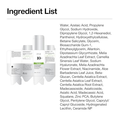 Anua Azelaic Acid 10 Hyaluron Redness Soothing Serum, 1.01 fl oz