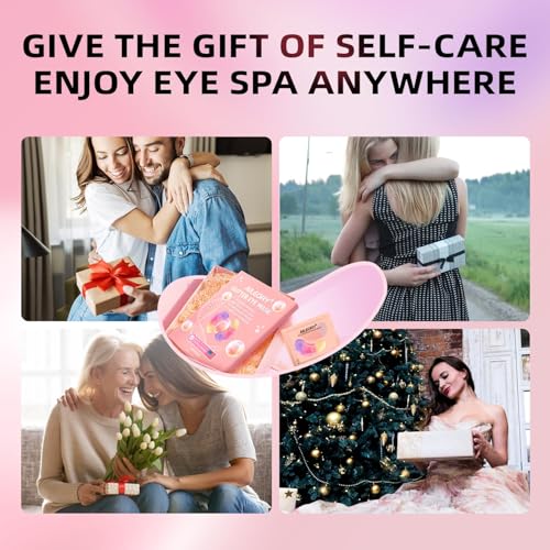 AILEORY Under Eye Patches (24 Pairs) - Tri-color Glitter Eye Gel Pads for Dark Circles, Puffy Eyes, Under eye Bags, Wrinkles | Natural Collagen Under Eye Mask Patches, Gel Under Eye Patches