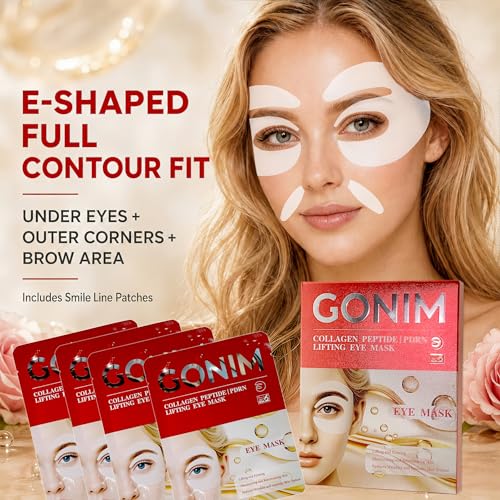 GONIM Under Eye Patches for Puffy Eyes and Dark Circles, Collagen, Eye Mask