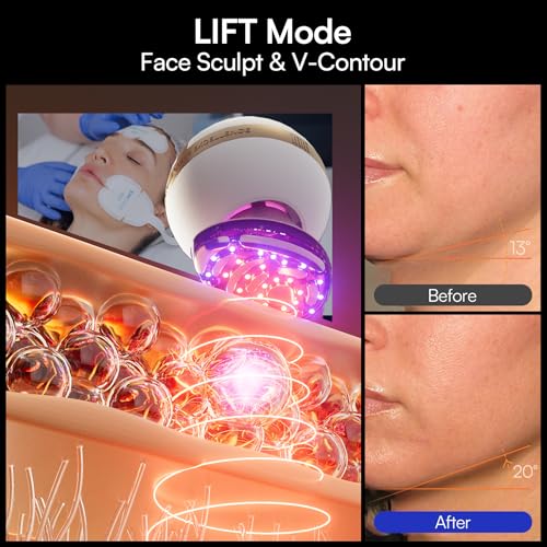INIA SPHERA Upgraded 8-in-1 Microcurrent Facial Device for Face & Neck