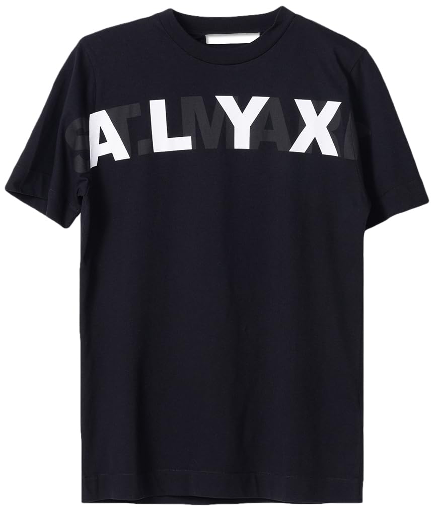 1020 ALYX 9SM, Bold Inverted Logo T-Shirt, Small, Black