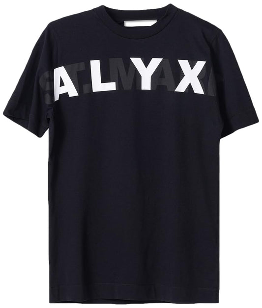 1020 ALYX 9SM, Bold Inverted Logo T-Shirt, Small, Black