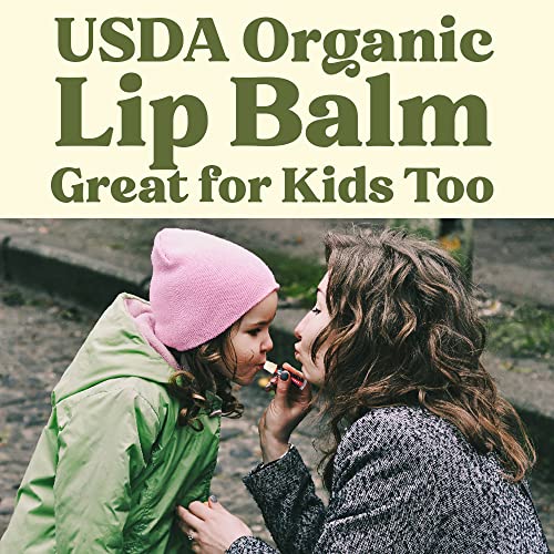 Earth's Daughter Organic Lip Balm - Moisturizing 6-Pack