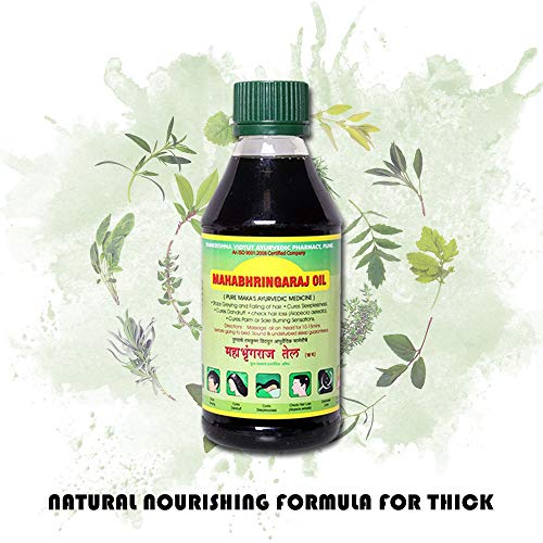 Mahabhringraj Ayurvedic Hair Oil - 2 Bottles of 200 ml Each