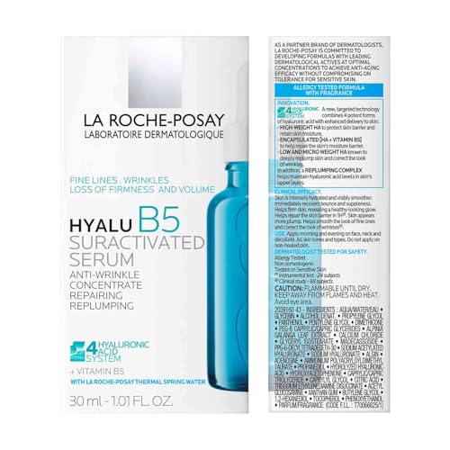 La Roche Posay Hyalu B5 Suractivated Hyaluronic Acid Serum for Face, 1 oz