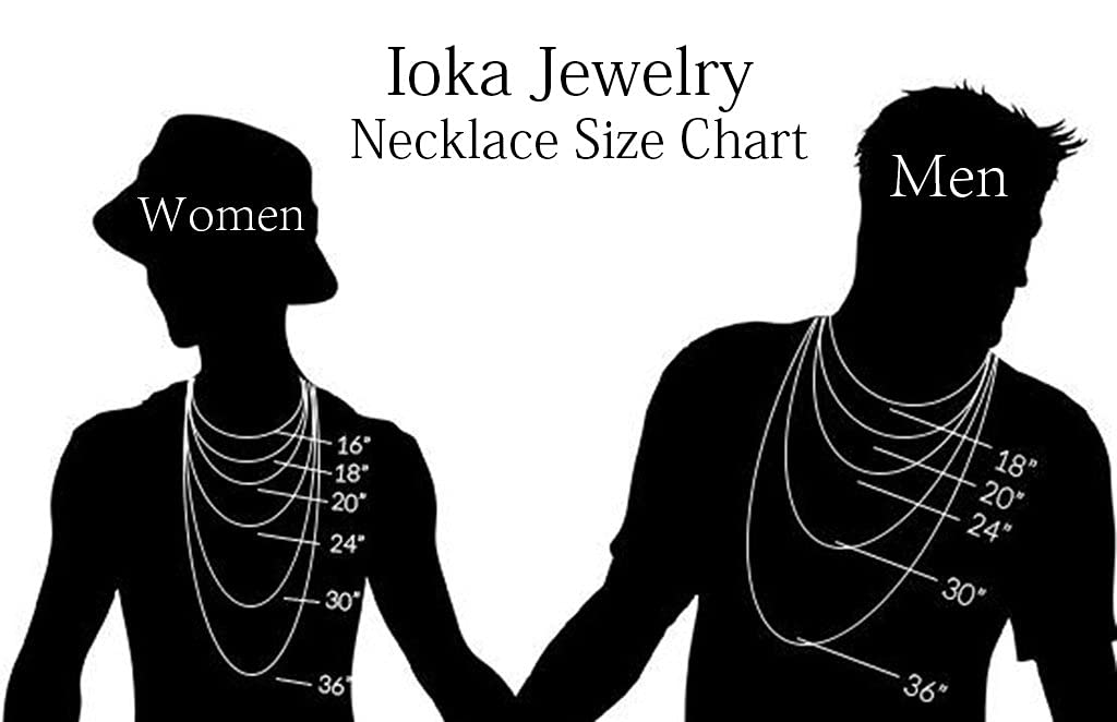 Ioka - 14K REAL Yellow Solid Gold 2.5mm Flat Mariner Chain Necklace with Lobster Clasp - 20"