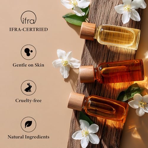 PUREU Pheromone Perfume for Woman, Long Lasting Pheromones Perfumes Oil Coffee Amber Vanilla Perfume Roll On 0.34FL OZ/10ML Travel Size Essential Oil Fragrance Eau De Parfum,Made in USA