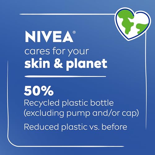 NIVEA Shea Nourish Body Lotion with Shea Butter & Hyaluronic Acid, 16.9 Oz
