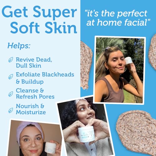 Manuka Honey Exfoliating Facial Scrub - Microdermabrasion Face Exfoliant