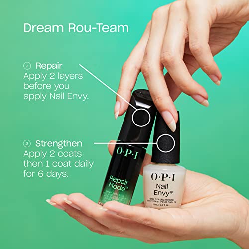 OPI Nail Envy Nail Strengthener Clear | Strengthening Nail Polish Treatment | For Weak & Thin Nails