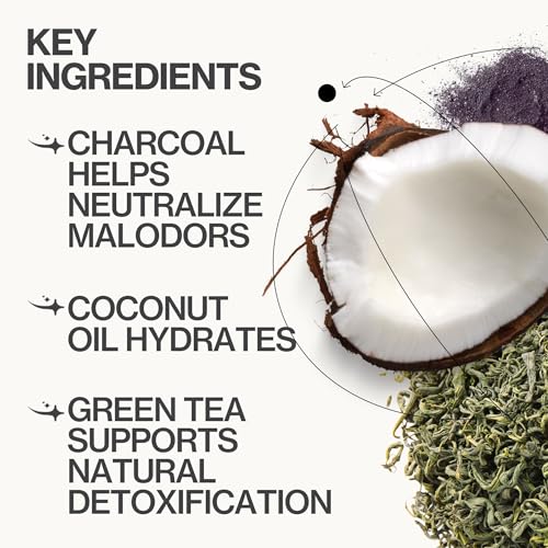 Pacifica Underarm Body Scrub - Armpit Detox Coconut & Charcoal Deodorant– Exfoliating & Nourishing for Natural Deodorant Users – Aluminum-Free & Safe for Sensitive Skin, Vegan & Cruelty-Free, 7 fl oz