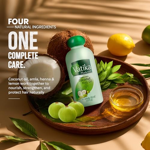 Vatika Coconut Hair Oil - Hair Oil for Children, Men, Women & Adults, 150ml