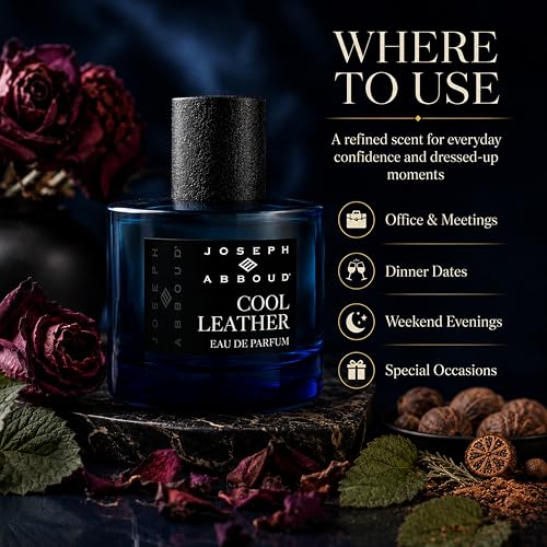 Cool Leather Eau de Parfum for Him, 3.4 fl. oz., by Joseph Abboud
