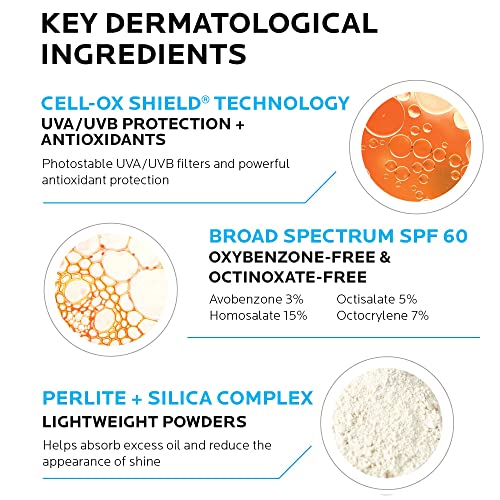 La Roche-Posay Anthelios Clear Skin SPF 60 Sunscreen for Face & Body, 3oz