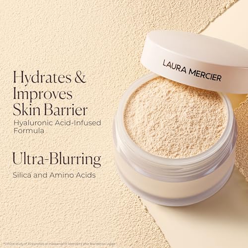 Laura Mercier Translucent Loose Talc-Free Setting Powder Ultra-Blur, Fair to Medium Skin Tones, Translucent