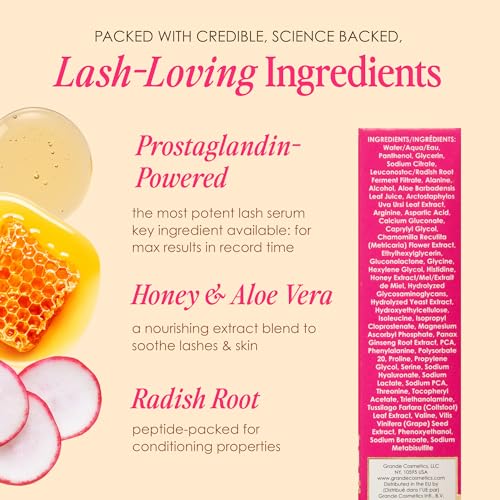 Grande Cosmetics GrandeLASH-MD Lash Enhancing Serum, 1mL, 6-Week Supply
