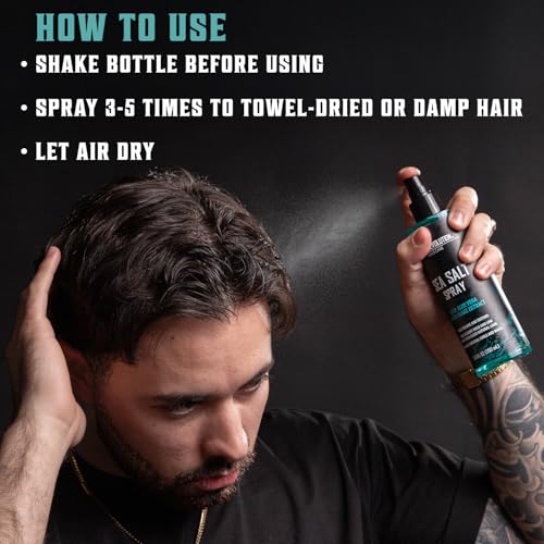 Viking Revolution Sea Salt Spray for Men - Hair Texturizing Spray 8.8 oz