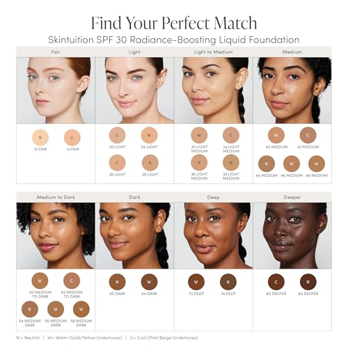 jane iredale Skintuition SPF 30 Radiance-Boosting Liquid Foundation 30 Light Medium
