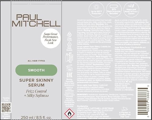 Paul Mitchell Super Skinny Serum Anti-Frizz Blowout Primer with Heat Protectant, 8.5 fl. oz.