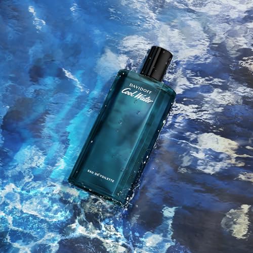 Davidoff Cool Water Eau de Toilette – Aromatic Men's Cologne – With Notes of Coriander, Mint, Lavender & Amber – Long Lasting Fragrance