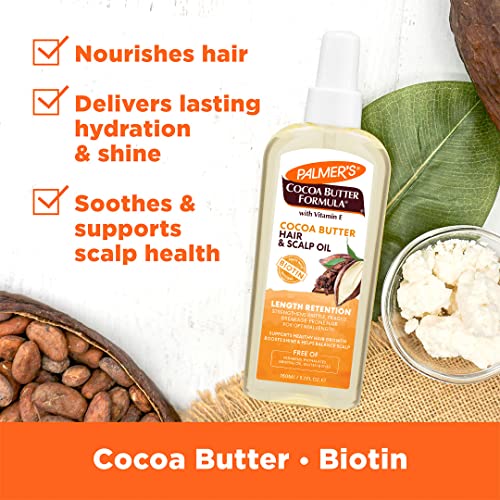 Palmer's Cocoa Butter & Biotin Length Retention Hair and Scalp Oil (5.1 Oz)
