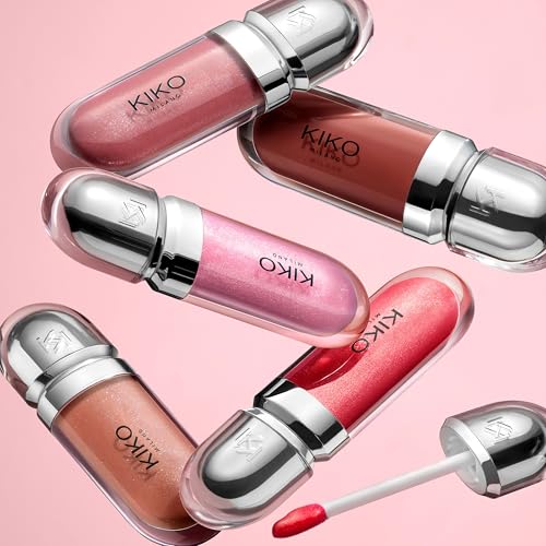 Kiko Milano 3D Hydra Lip Gloss – High Shine, Hydrating, Plumping, Non-Sticky, Moisturizing Lip Makeup – 06 Candy Rose – 6.5ml