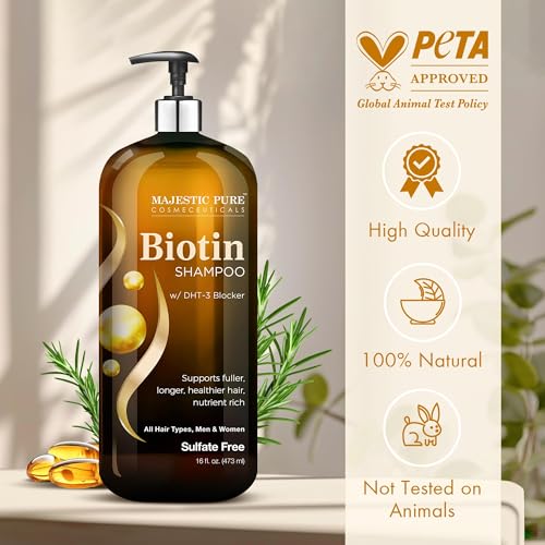 Majestic Pure Biotin Volumizing Shampoo - 16 Fl Oz