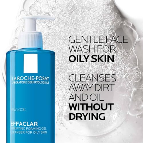 La Roche-Posay Effaclar Foaming Gel Cleanser for Oily Skin, 13.52 fl oz