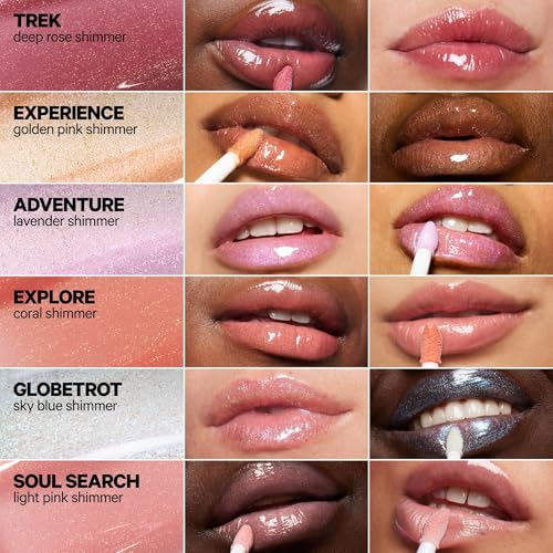 Milk Makeup Odyssey Lip Gloss – Non-Sticky, Hydrating + Sheer-Tinted Gloss with Long-Lasting, High Shine Finish – Vegan Formula Nourishes with Jojoba Oil – Wander (Mauve), 0.2oz